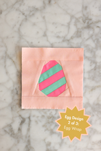 Load image into Gallery viewer, Springtide Meadow: Eggs Three Ways Quilt Block