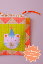 Load image into Gallery viewer, Party Animals: Tiger Quilt Block