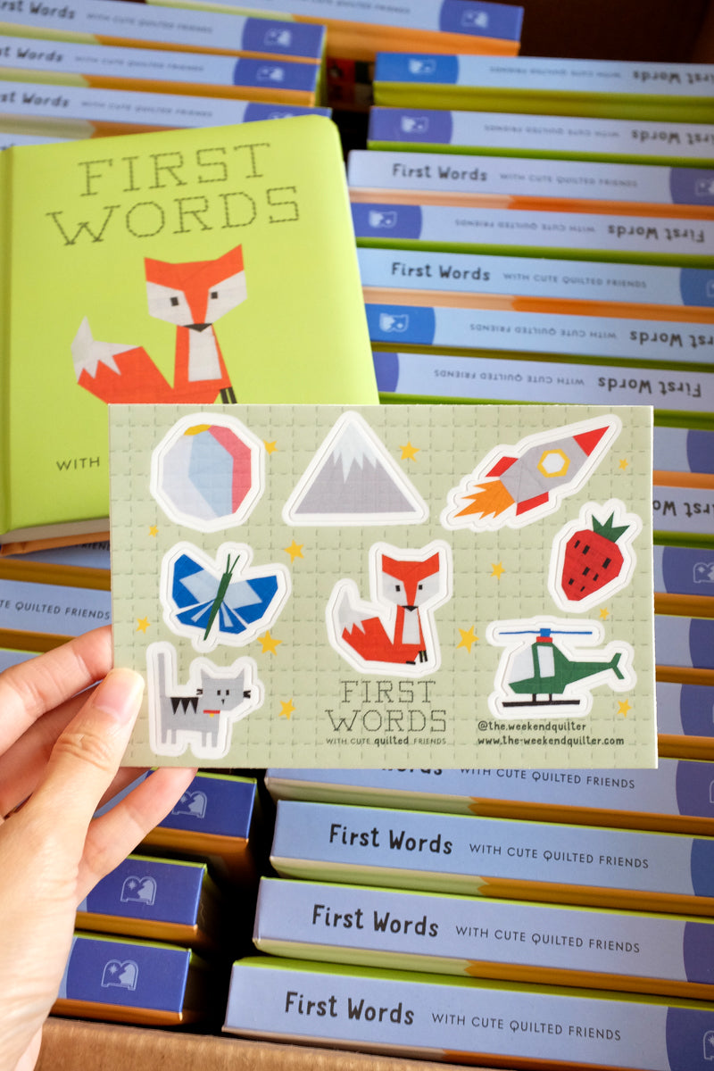 First Words with Cute Quilted Friends by Wendy Chow: 9781941325964