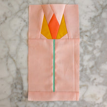 Load image into Gallery viewer, Springtide Meadow: Flowering Tulip Quilt Block