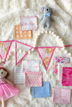Load image into Gallery viewer, The Weekend Quilter Stars and Stripes Quilted Bunting foundation paper pieced (FPP) pattern for advanced beginners