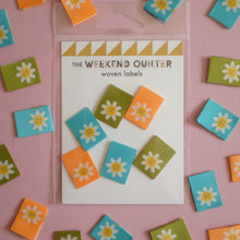 Load image into Gallery viewer, 'Flip Side Daisy' Woven Labels