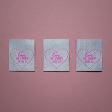 Load image into Gallery viewer, 'Love in Every Stitch' Woven Labels