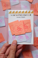 Load image into Gallery viewer, 'Love in Every Stitch' Woven Labels