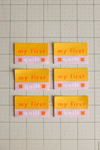 Load image into Gallery viewer, 'My First Quilt' Woven Labels