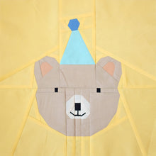 Load image into Gallery viewer, Party Animals: Bear Quilt Block