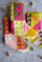 Load image into Gallery viewer, The Weekend Quilter Quilted Christmas Holiday half-Square Triangle (HST) Stocking Surprise Stocking Pattern