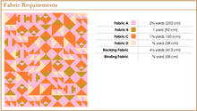Load image into Gallery viewer, Geometric Jewels Sampler Quilt Pattern