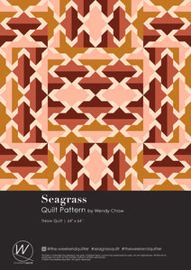 Seagrass Quilt Pattern by the.weekendquilter the weekend quilter modern quilt pattern 