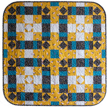 Load image into Gallery viewer, The Weekend Quilter Plaidful Modern Quilt Pattern for confident beginners in Baby Size wall hanging