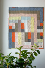 Load image into Gallery viewer, Log Cabin Study 001 Mini Wall Hanging Quilt Pattern for Beginners