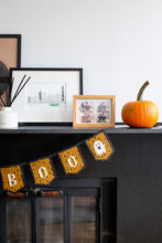 Load image into Gallery viewer, The Weekend Quilter Hey Boo Halloween Ghost Quilted Bunting Foundation paper pieced Pattern
