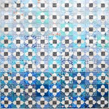 Load image into Gallery viewer, Blooming Scraps Quilt Pattern Scrappy Foundation Paper Pieced FPP advanced beginner pattern baby size