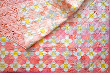 Load image into Gallery viewer, Blooming Scraps Quilt Pattern Scrappy Foundation Paper Pieced FPP advanced beginner pattern throw size