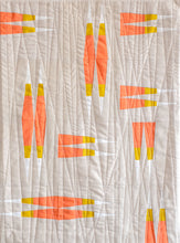 Load image into Gallery viewer, The Weekend Quilter Candy Corn Field Modern Mini Quilt Foundation Paper Pieced Pattern