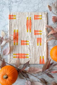 The Weekend Quilter Candy Corn Field Modern Mini Quilt Foundation Paper Pieced Pattern 