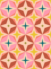 Load image into Gallery viewer, The Weekend Quilter modern Pinecone Star Quilt Pattern Foundation Paper Pieced FPP advanced skill