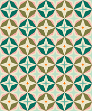 Load image into Gallery viewer, The Weekend Quilter modern Pinecone Star Quilt Pattern Foundation Paper Pieced FPP advanced skill