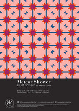 Load image into Gallery viewer, Meteor Shower Quilt Pattern