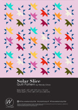 Load image into Gallery viewer, Solar Slice Quilt Pattern