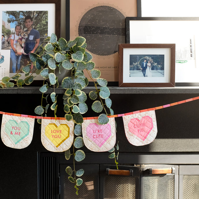 Sweet Notes Valentine’s Day Bunting Tutorial
