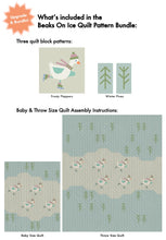 Load image into Gallery viewer, Beaks On Ice Quilt Pattern