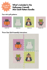 Halloween Catwalk Quilt Pattern