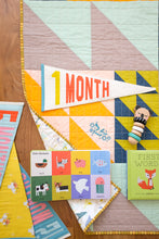 Load image into Gallery viewer, The Weekend Quilter Quilted Baby Milestone Flag foundation paper pieced (FPP) pattern