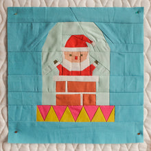 Load image into Gallery viewer, Snowy Scenes: Chimney Cheer Quilt Block