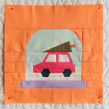 Load image into Gallery viewer, Snowy Scenes: Holiday Haul Quilt Block