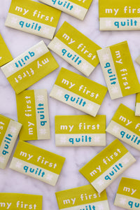 'My First Quilt' Woven Labels