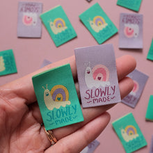 Load image into Gallery viewer, 'Slowly Made' Woven Labels