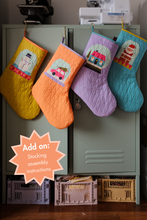 Load image into Gallery viewer, Snowy Scenes: Holiday Haul Quilt Block