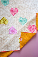Load image into Gallery viewer, The Weekend Quilter Valentine&#39;s Day Sweet Notes Series Foundation Paper Pieced quilt