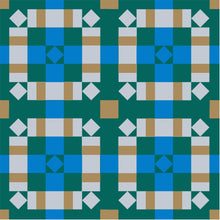 Load image into Gallery viewer, The Weekend Quilter Plaidful Modern Quilt Pattern for confident beginners in Baby Size wall hanging