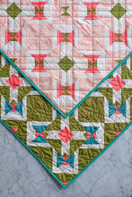 Load image into Gallery viewer, The Weekend Quilter Garden Tile Quilt Pattern for advanced beginners in Throw and Baby Size Quilts