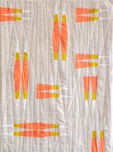 Load image into Gallery viewer, The Weekend Quilter Candy Corn Field Modern Mini Quilt Foundation Paper Pieced Pattern 