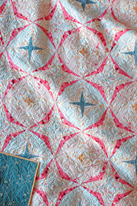 The Weekend Quilter modern Pinecone Star Quilt Pattern Foundation Paper Pieced FPP advanced skill