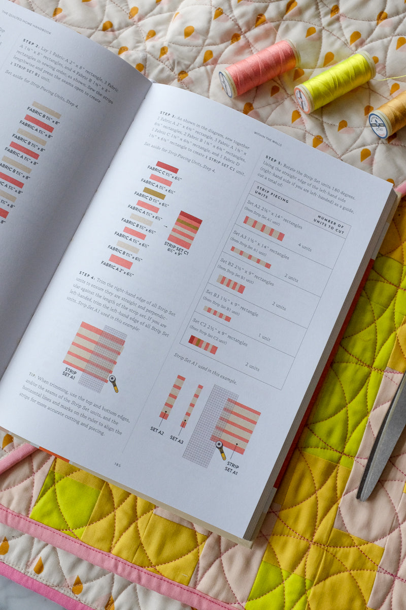 The Quilted Home Handbook hardcover book by The Weekend Quilter - Sign ...