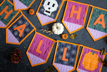 Load image into Gallery viewer, Quilted Halloween Bunting Pattern