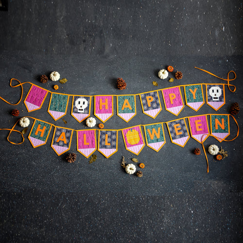 Quilted Halloween Bunting Pattern