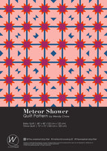 Load image into Gallery viewer, Meteor Shower Quilt Pattern